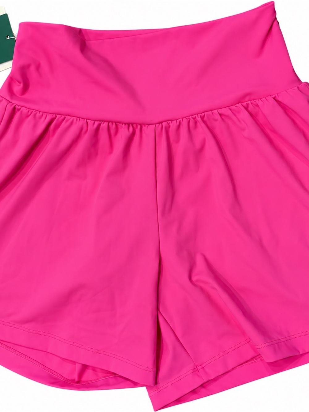 Halara High Waisted Flowy Shorts Medium Long Hot Pink NWT